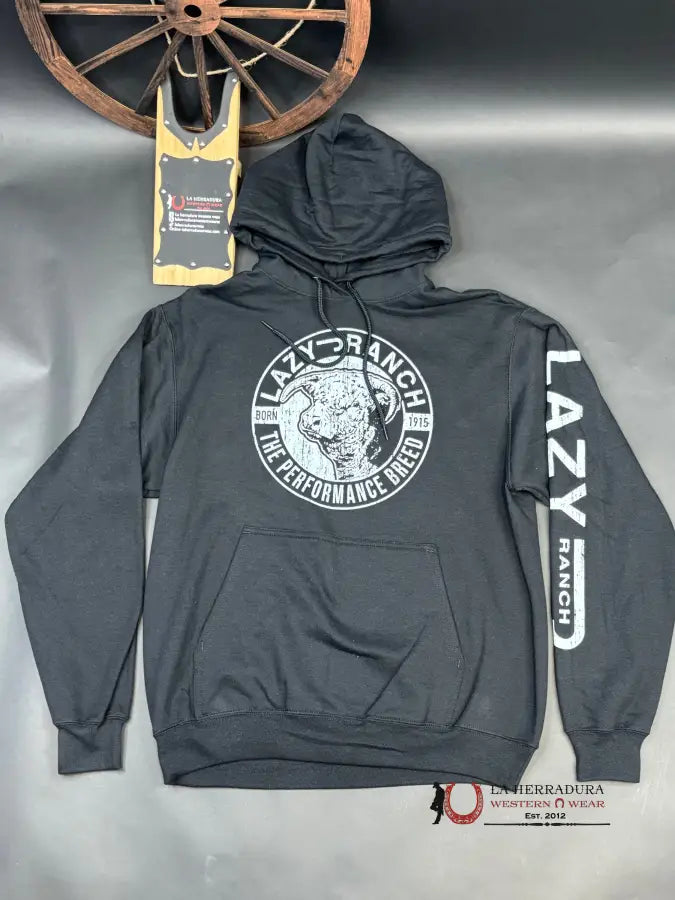 Lazy J Ranch Black Hoodie Ropa Hombres