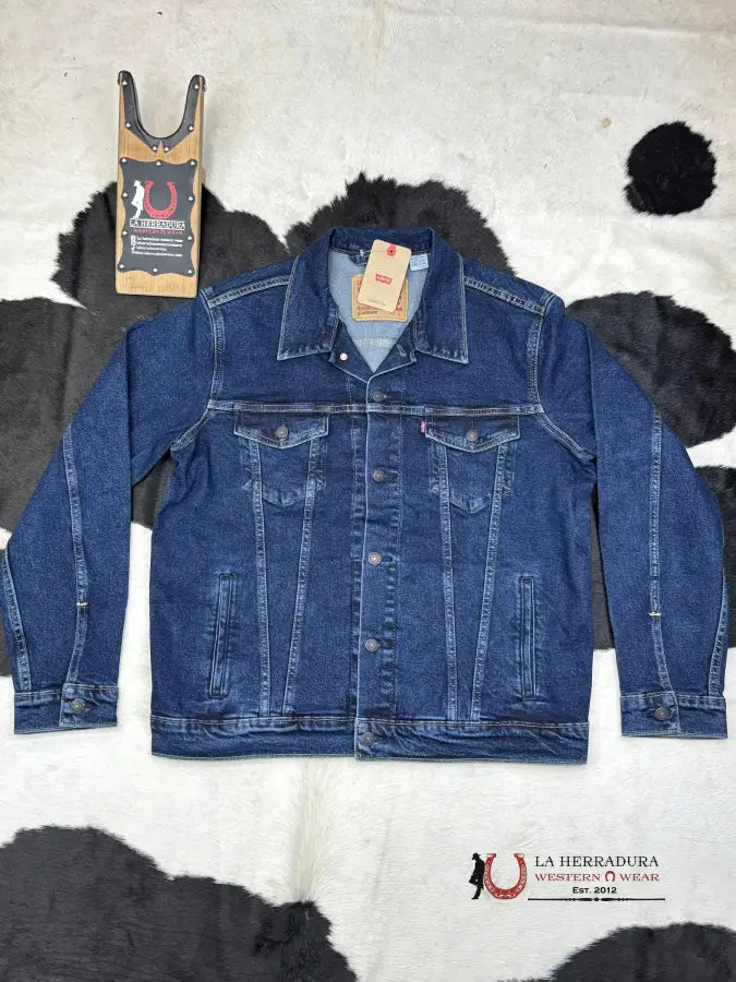 Levi´s Dark Blue Trucker Jacket Ropa Hombres