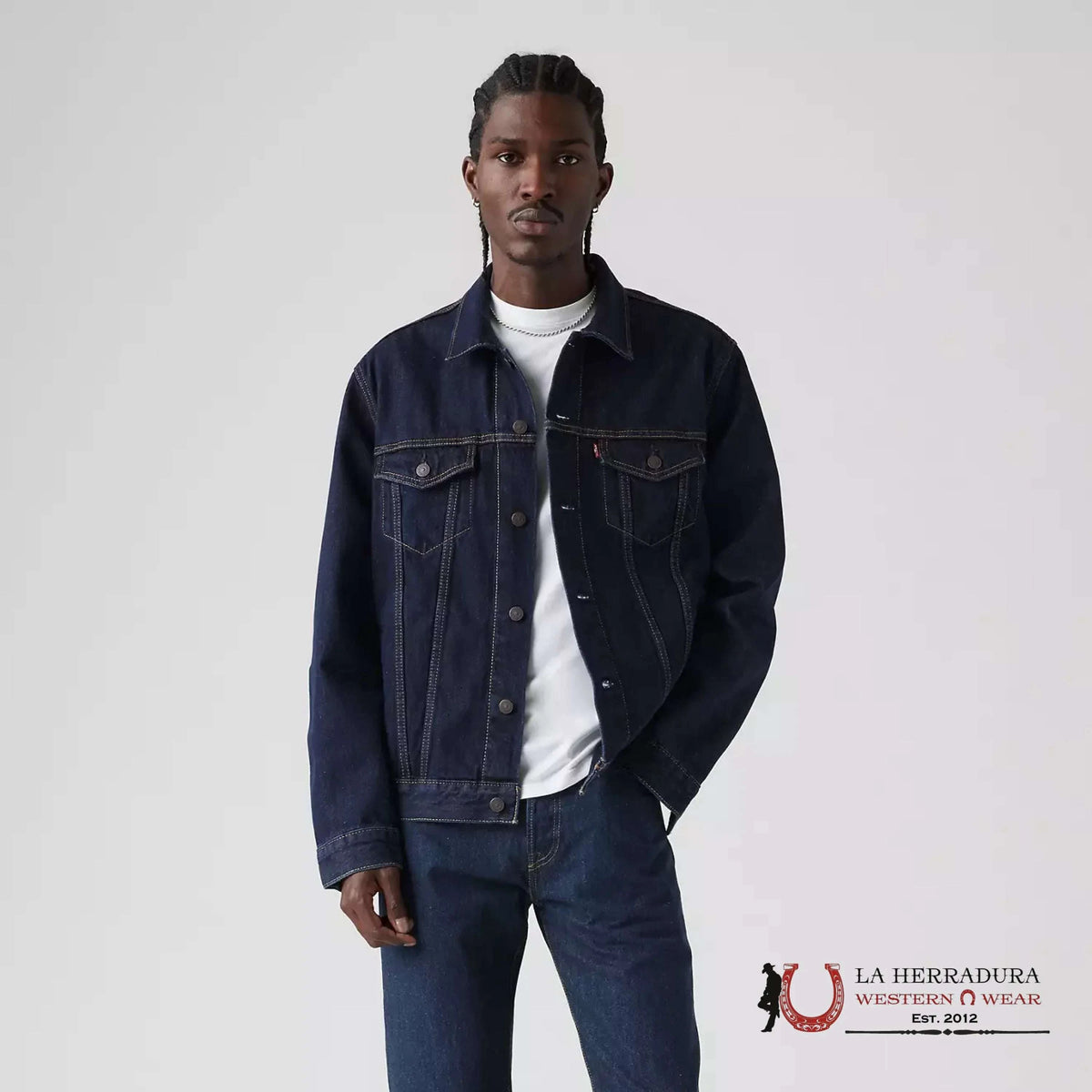 LEVI'S SUPER DARK BLUE TRUCKER JACKET - 723340134 - La Herradura