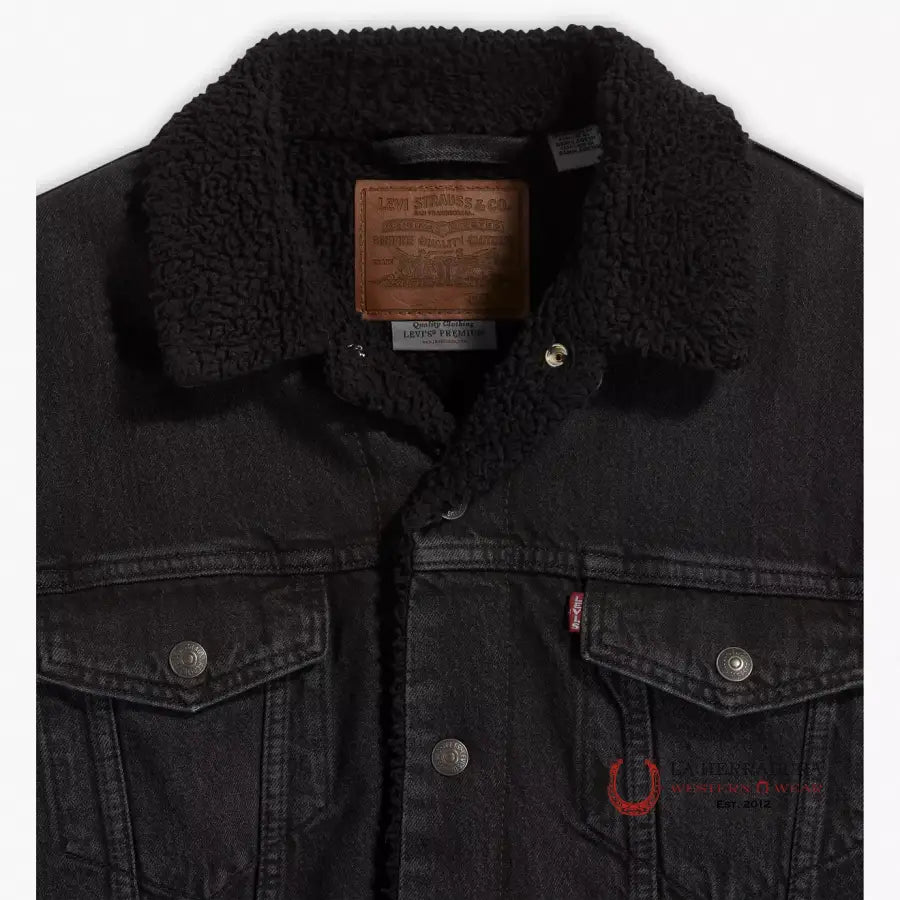 Levi´s Type Iii Sherpa Black Trucker Jacket Ropa Hombres