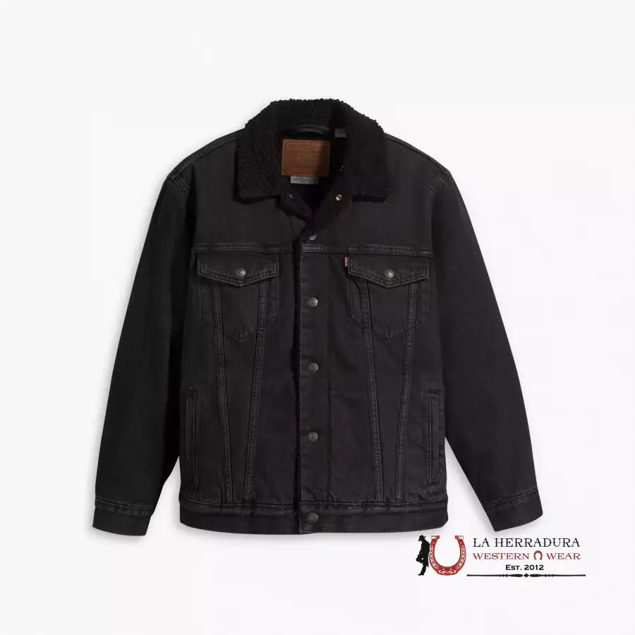 Levi´s Type Iii Sherpa Black Trucker Jacket Ropa Hombres