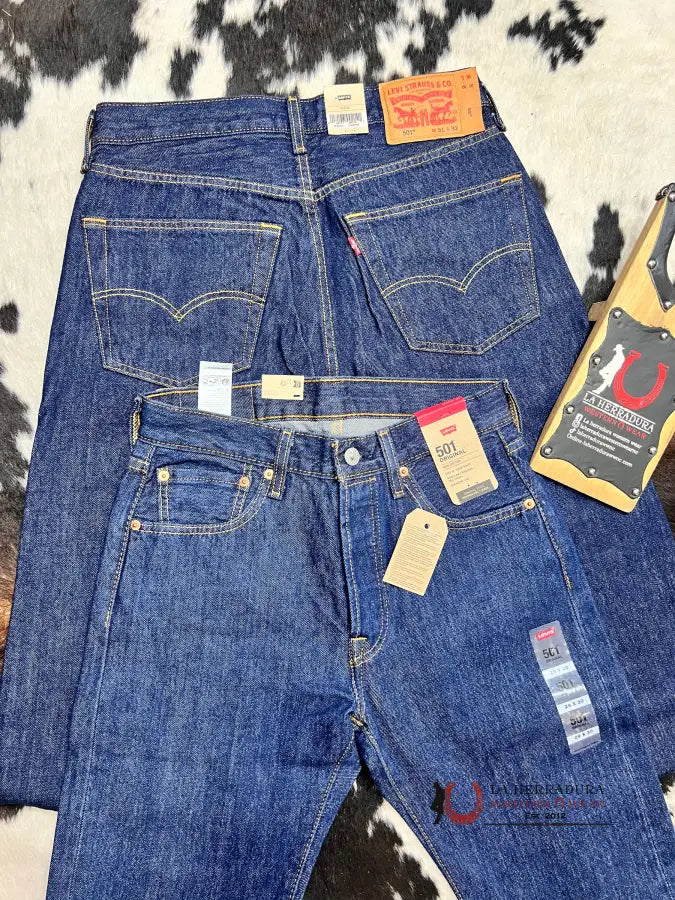 Levi’s 501 Original Straight Leg Jean- Denim Ropa Hombres