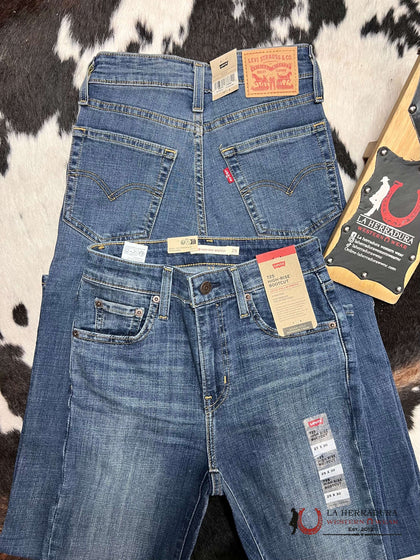 Levi's de mujer 725 Stellar Stretch de tiro alto y corte bootcut - Denim semiclásico