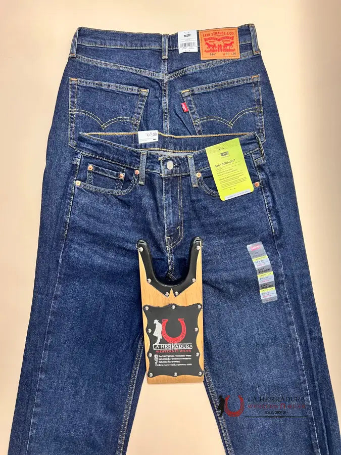 Levi’s Flex 514 Straight Stretch Jean- Blue Denim Ropa Hombres