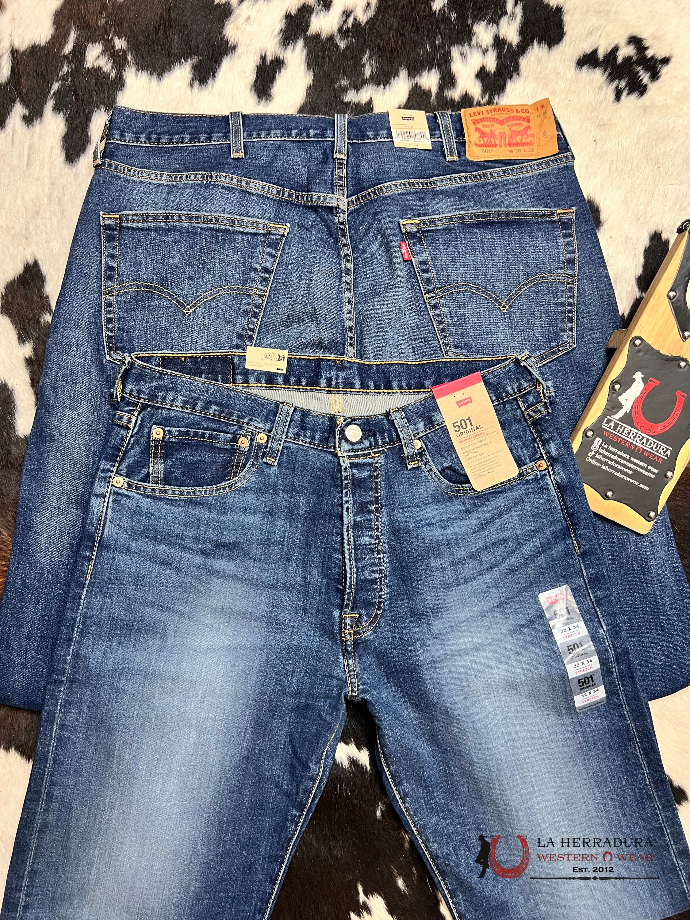 Levi 501 Straight Leg Jeans Men Levi's Men's 501 Original Stretch