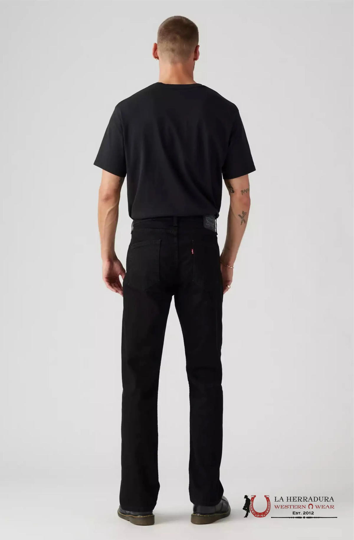 LEVI'S MENS 517 BOOTCUT BLACK JEANS 005170260 - La Herradura