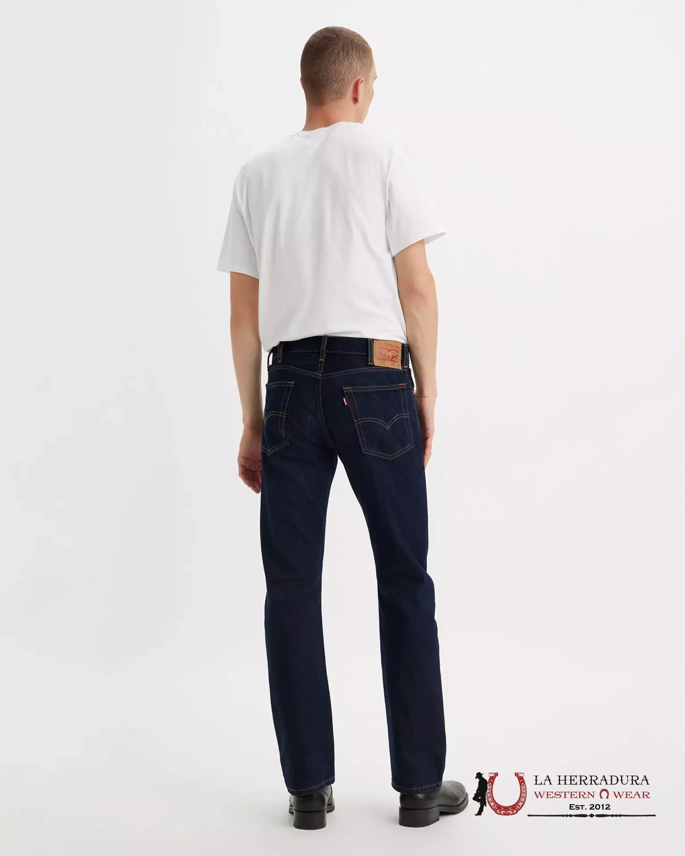 LEVI’S MEN’S 517 BOOTCUT DARK DENIM JEANS ROPA HOMBRES