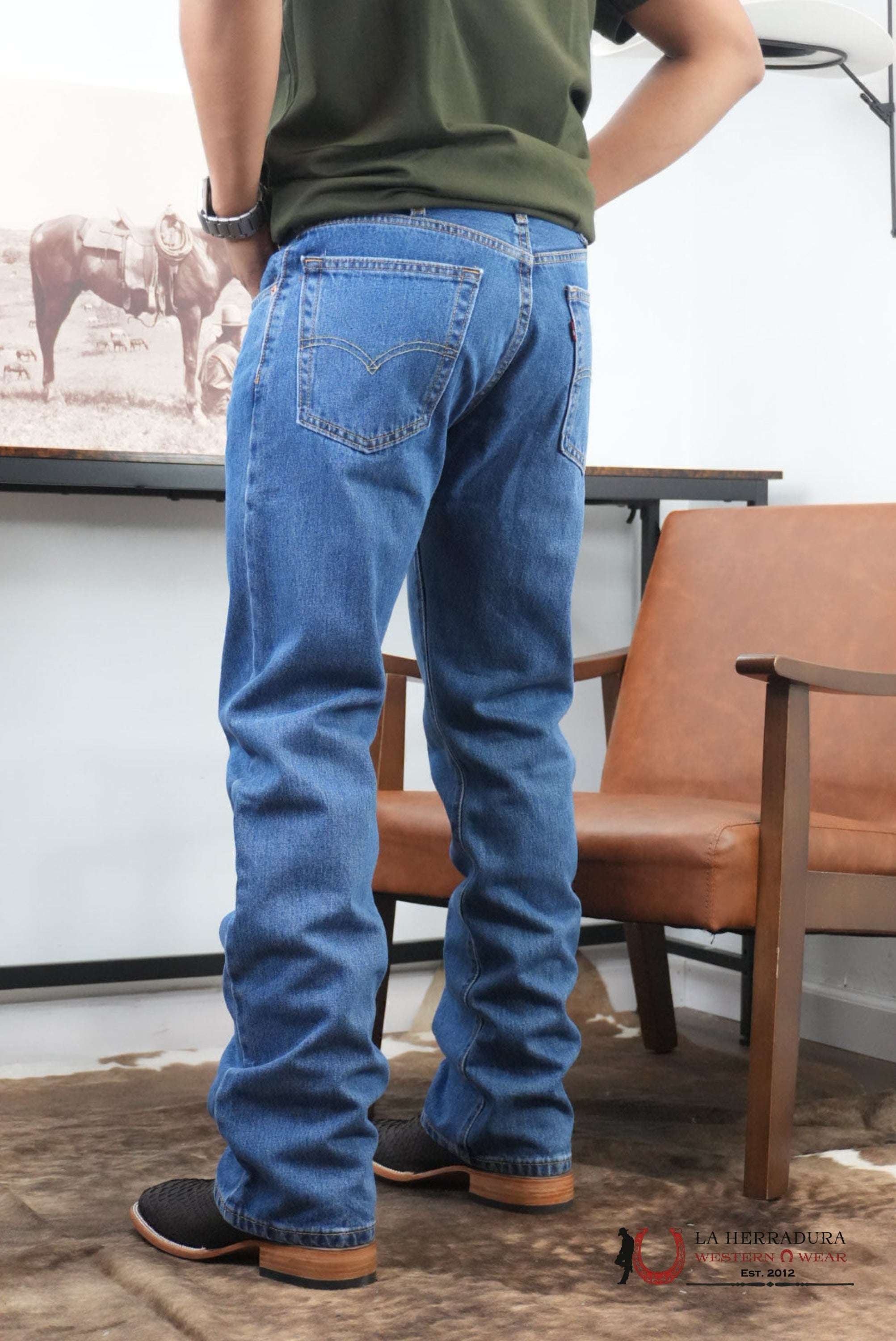 LEVI'S MEN'S 517 BOOTCUT STRETCH DENIM JEANS - 005170231