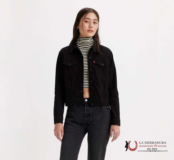 CAZADORA VAQUERA LEVI'S ORIGINAL NEGRA PARA MUJER - 299450038