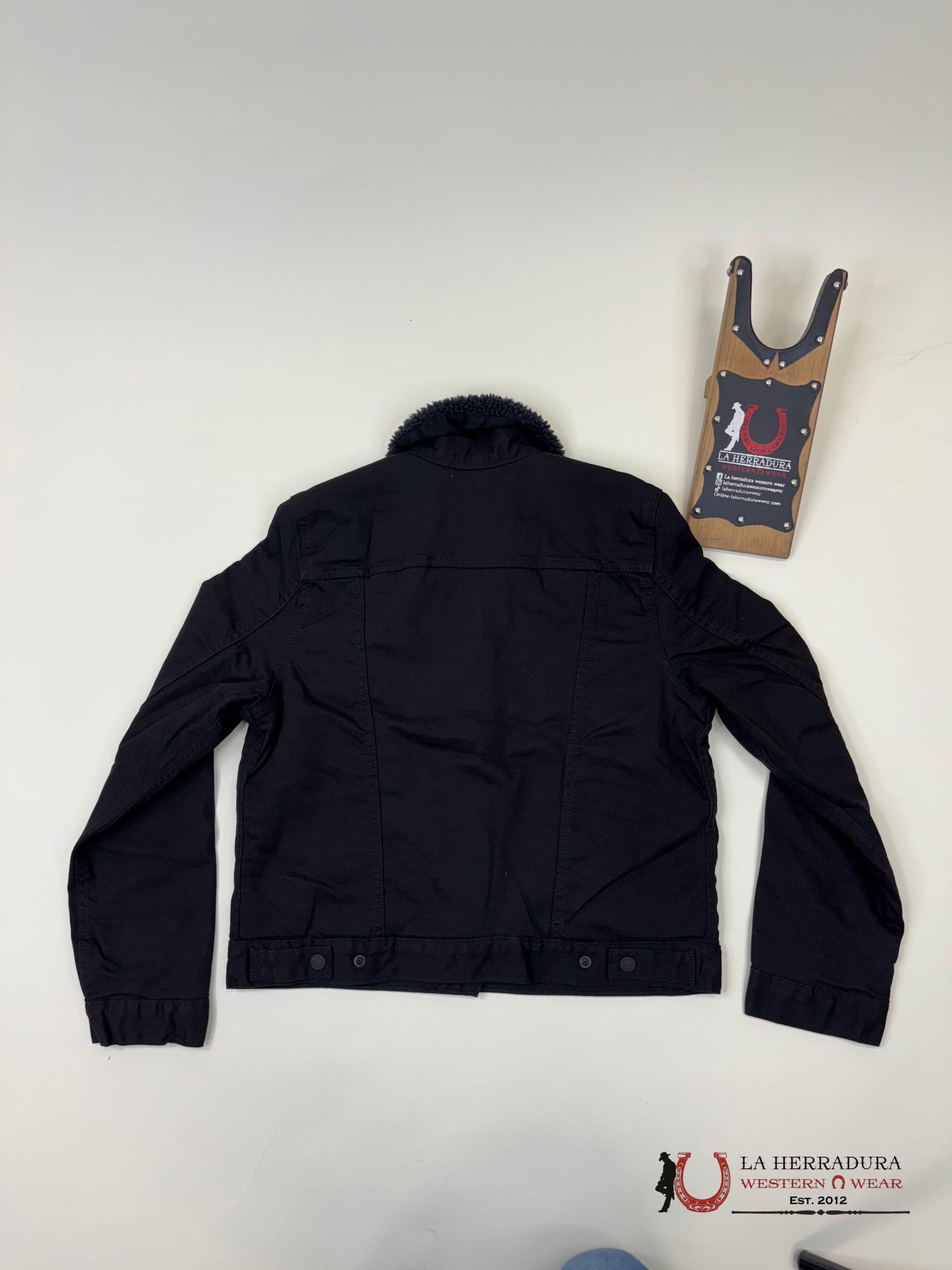 Levi’s Original Sherpa Trucker Black Jacket Ladies Ropa Mujeres