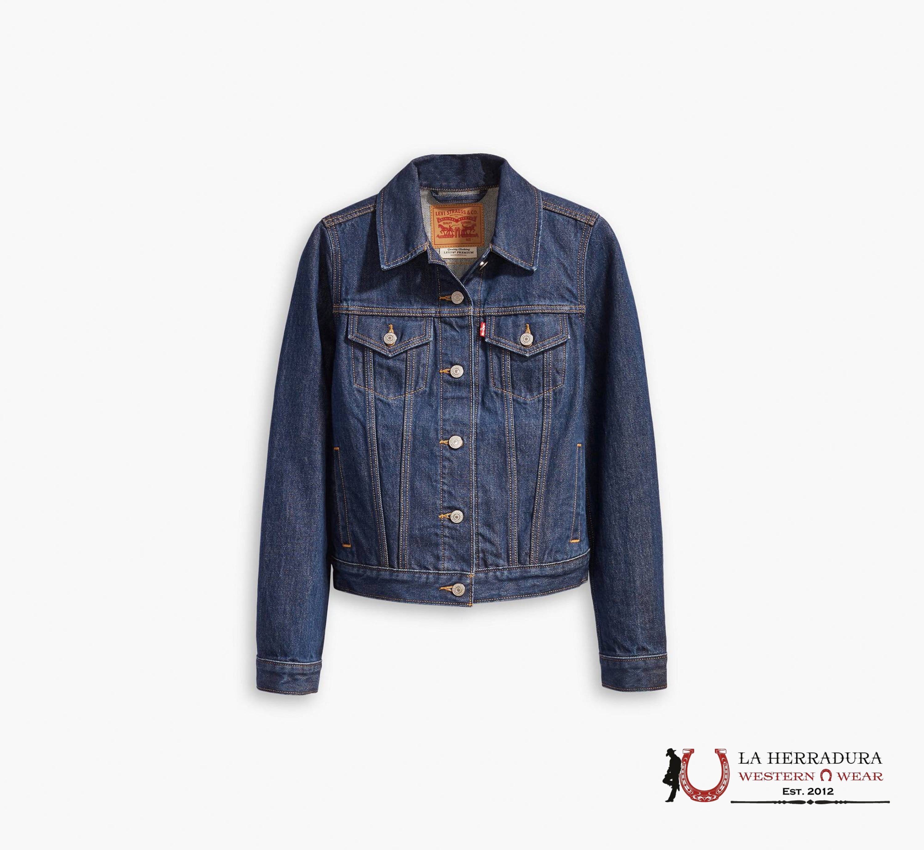 Levi’s Original Trucker Jacket Deep Blue Ladies Ropa Mujeres
