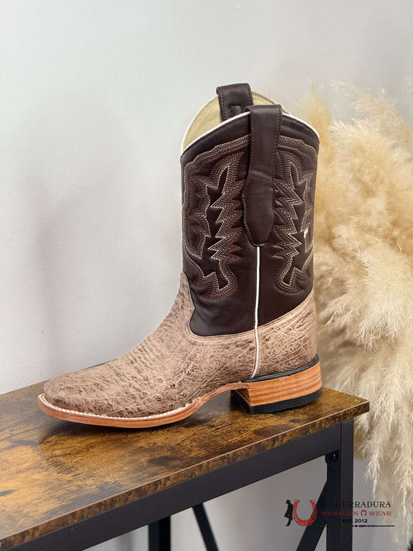 LOS ALTOS EXOTIC SMOOTH OSTRICH MOCHA PUNTA CUADRADA -8279772