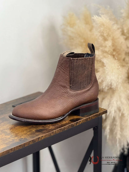 BOTA CORTA LOS ALTOS PUNTA OVALADA RAGE NOGAL -50B9940