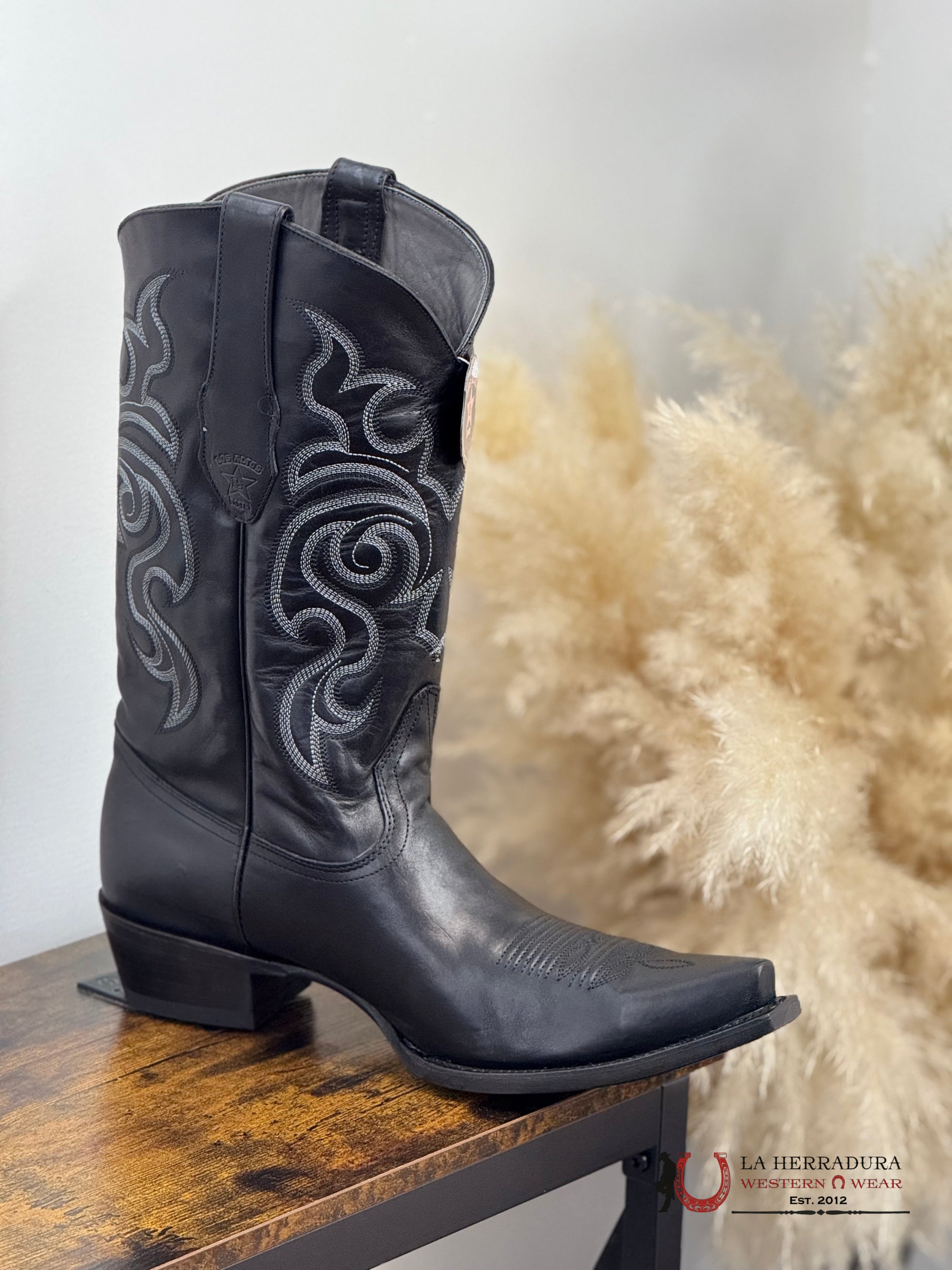 LOS ALTOS SNIP TOE PULL UP BLACK -943805 BOTAS HOMBRES