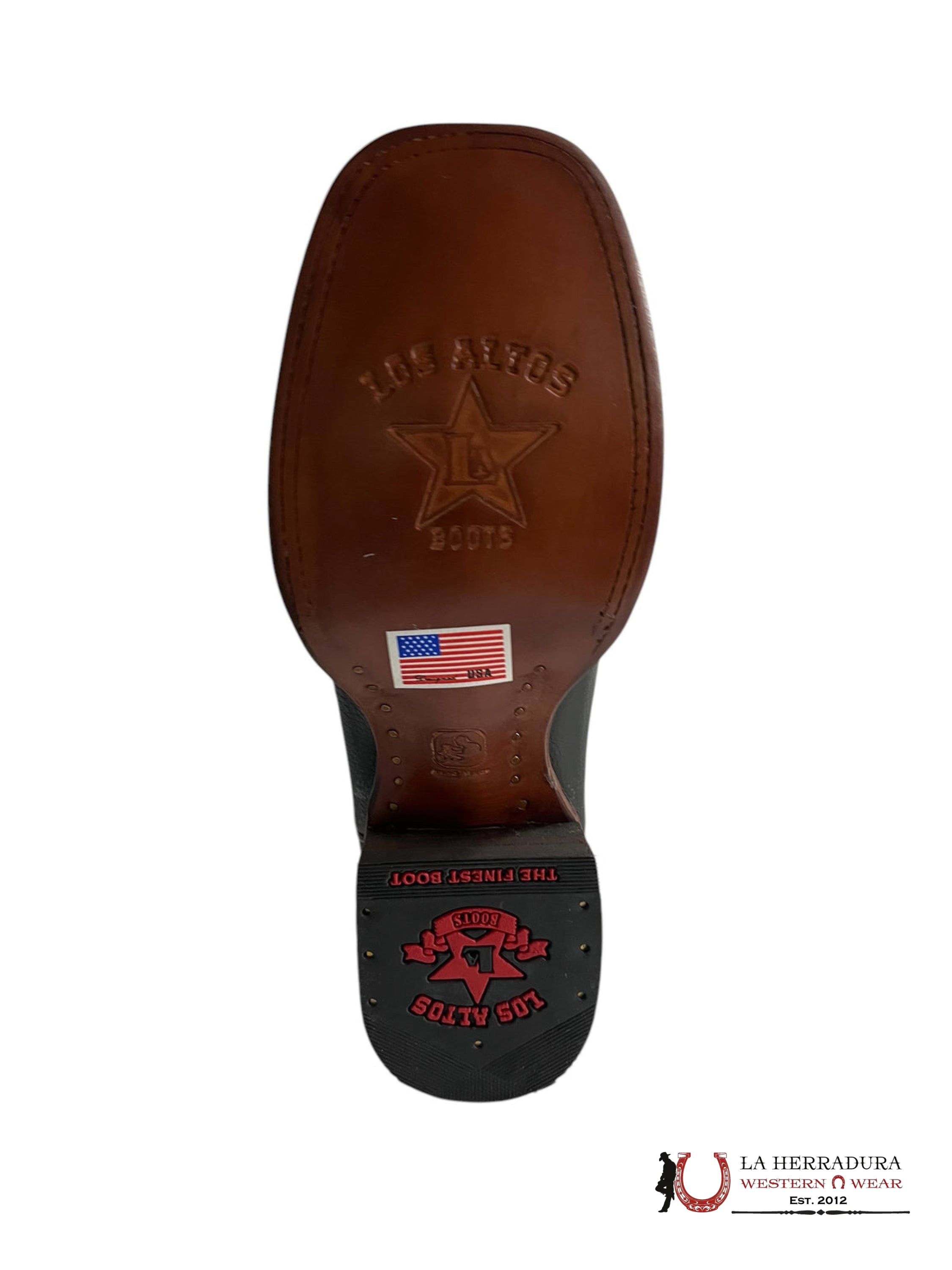 LOS ALTOS WIDE SQUARE TOE GRISLY BLACK - 8222705 BOTAS HOMBRES