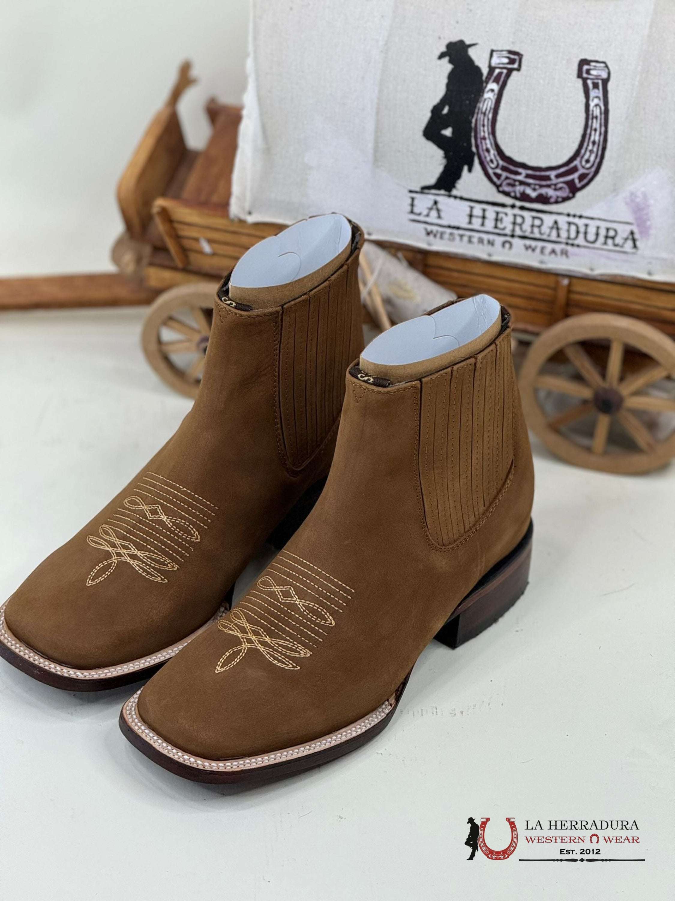 LOS ANGELES NOBUCK SHEDRON SHORT-BOOT 706350
