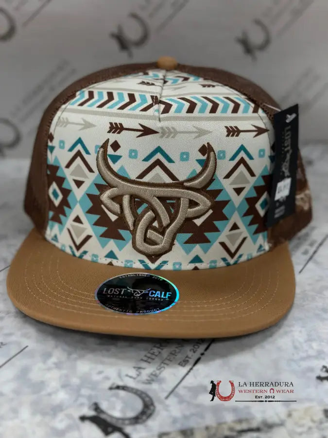 Lost Calf Aztec Brown Cap Caps Mens Gorras Hombres