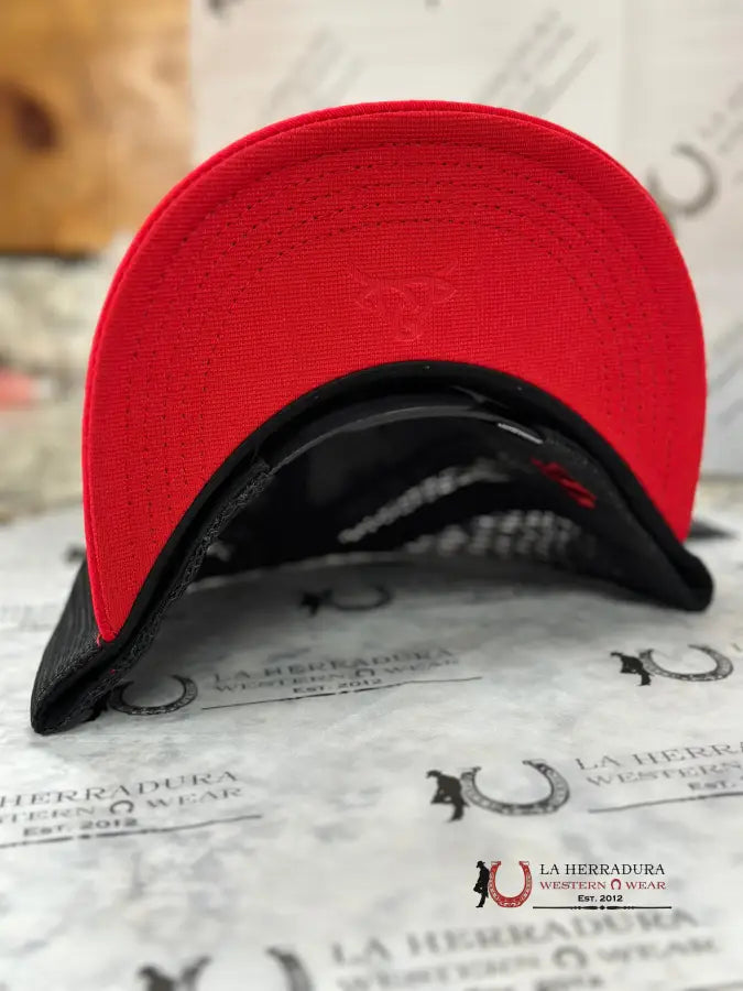 Lost Calf Black Logo Red Cap Caps Mens Gorras Hombres