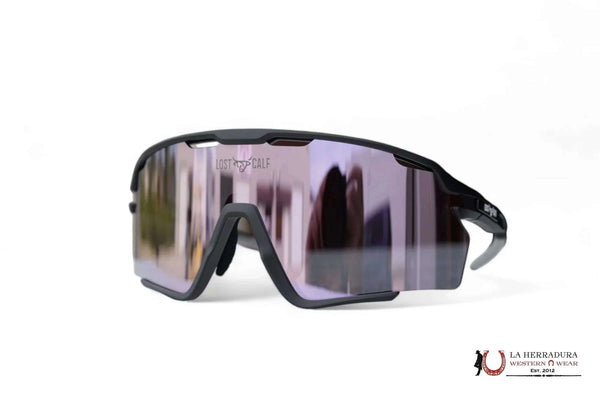 SE BUSCA TERNERO GAFAS DE SOL NEGRAS/MORADAS GALAXY