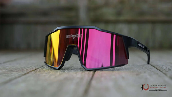 LOST CALF BLACK/RED SUNGLASSES RAPTOR