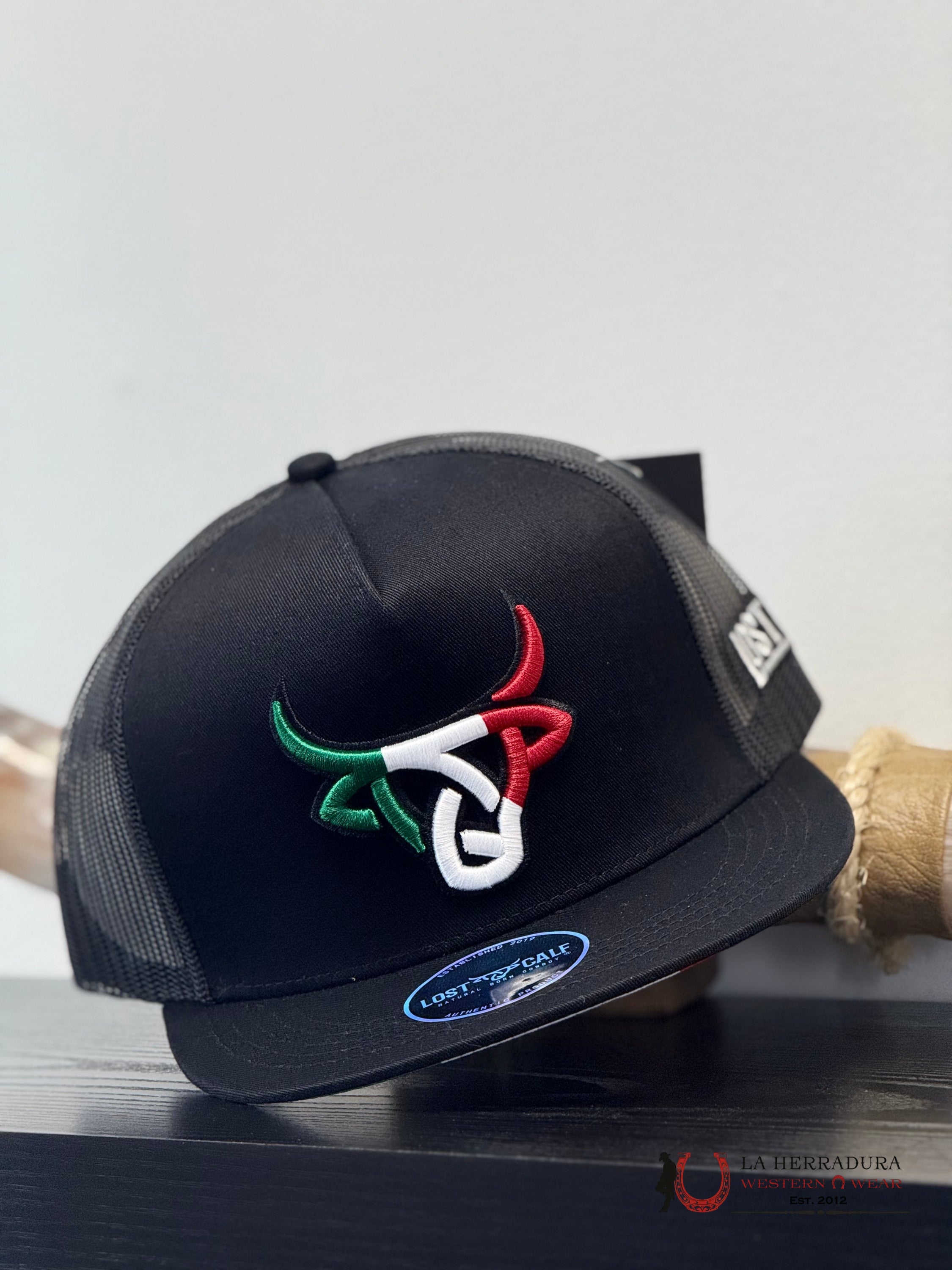 LOST CALF BLACK Style 6.0 MEXICO COLOR CAPS MENS GORRAS HOMBRES