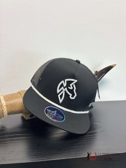 LOST CALF BLACK Style 6.3 WHITE BAND