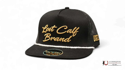 LOST CALF BLACK Style 6.8 GOLD COLOR