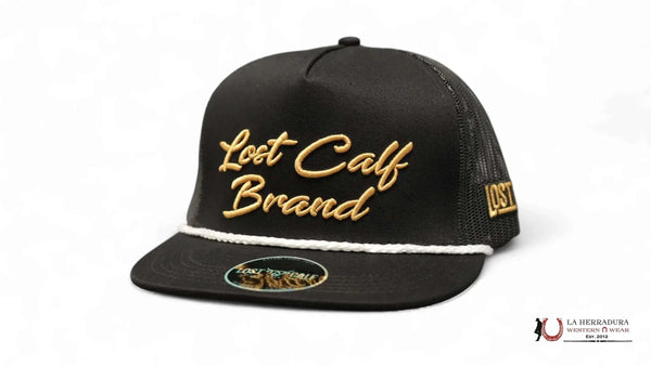 LOST CALF BLACK Style 6.8 GOLD COLOR