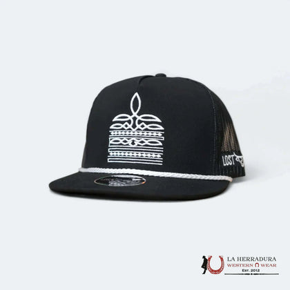 LOST CALF BLACK Style 6.6 WHITE BAND