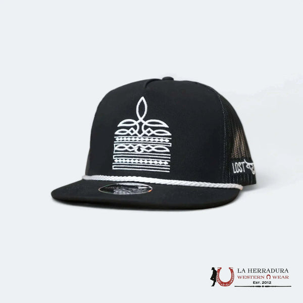 LOST CALF BLACK Style 6.6 WHITE BAND