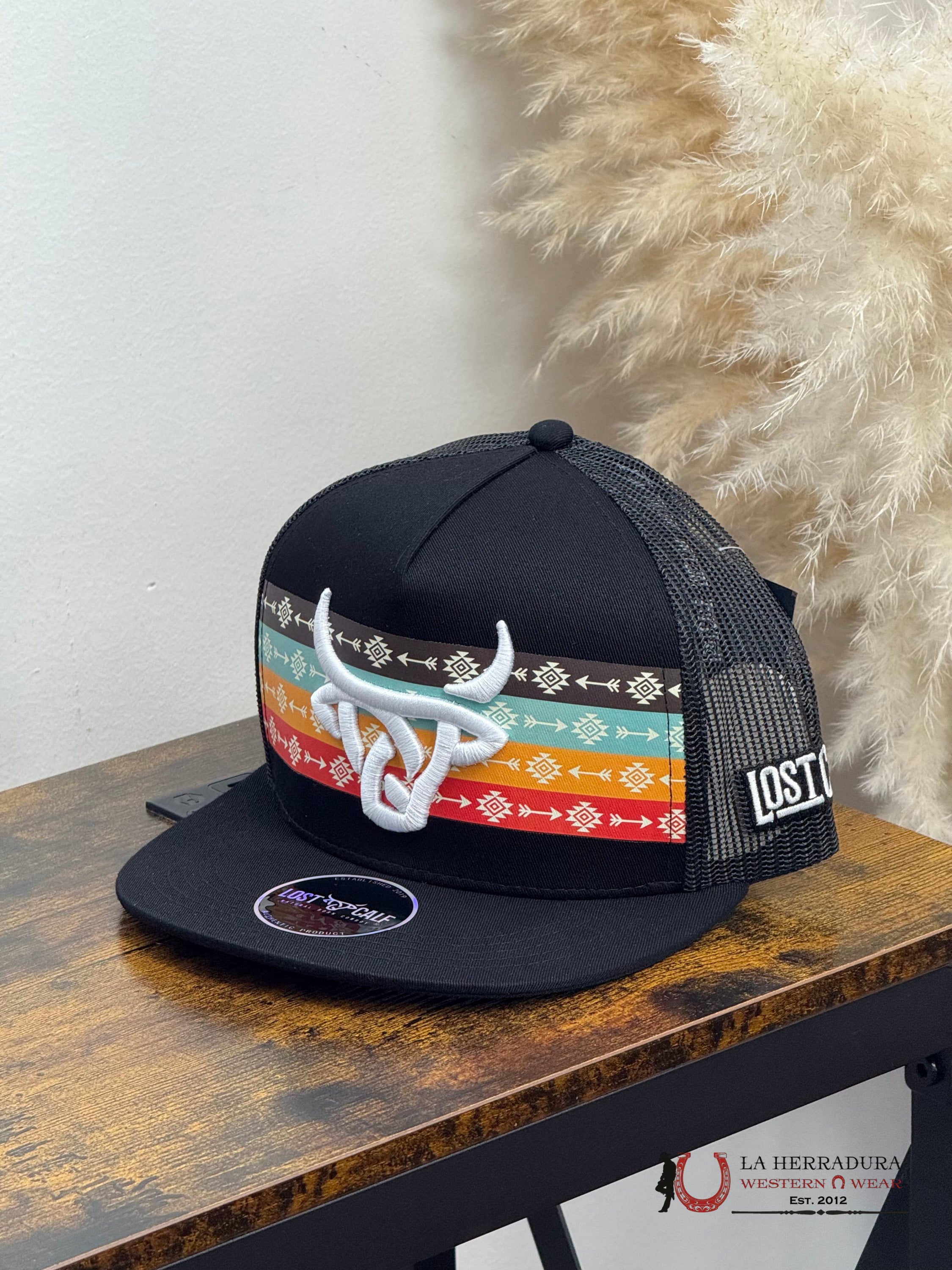 LOST CALF CAP BLACK Style 5.1 WHITE CAPS MENS GORRAS HOMBRES