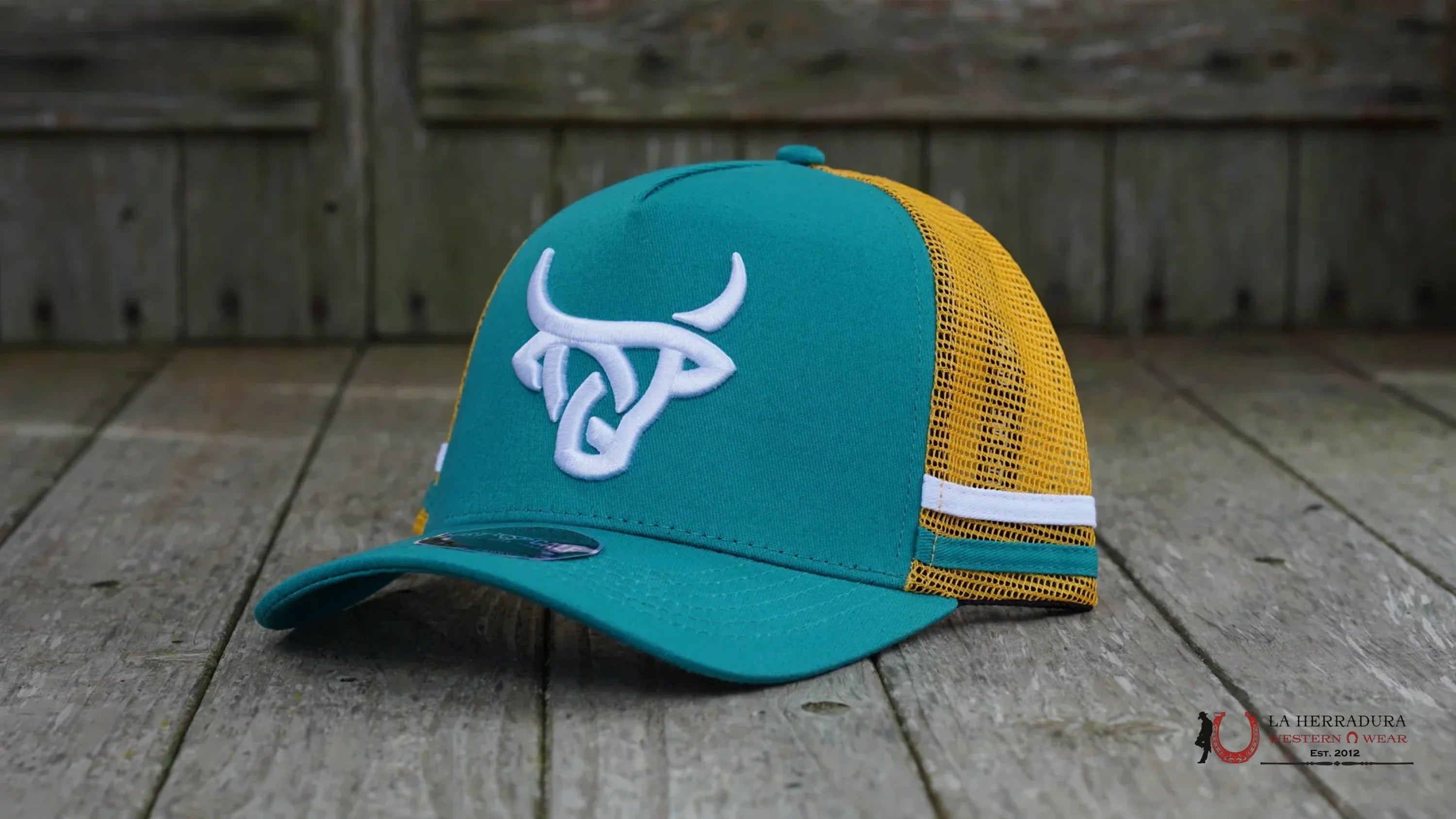 LOST CALF GREEN Style 6.18 YELLOW CAPS MENS GORRAS HOMBRES
