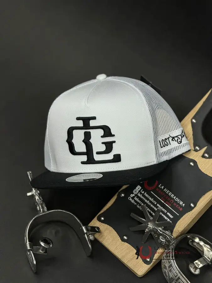 Lost Calf Letter White Cap Caps Mens Gorras Hombres