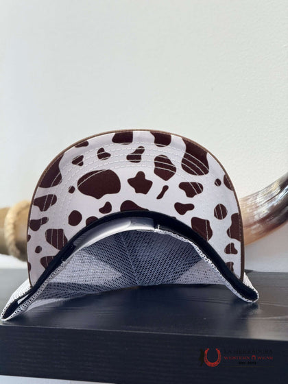 LOST CALF COWHIDE WHITE/BROWN
