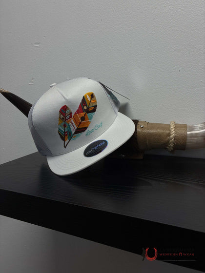 LOST CALF WHITE Style 1.1 LIGHT BLUE LEAF