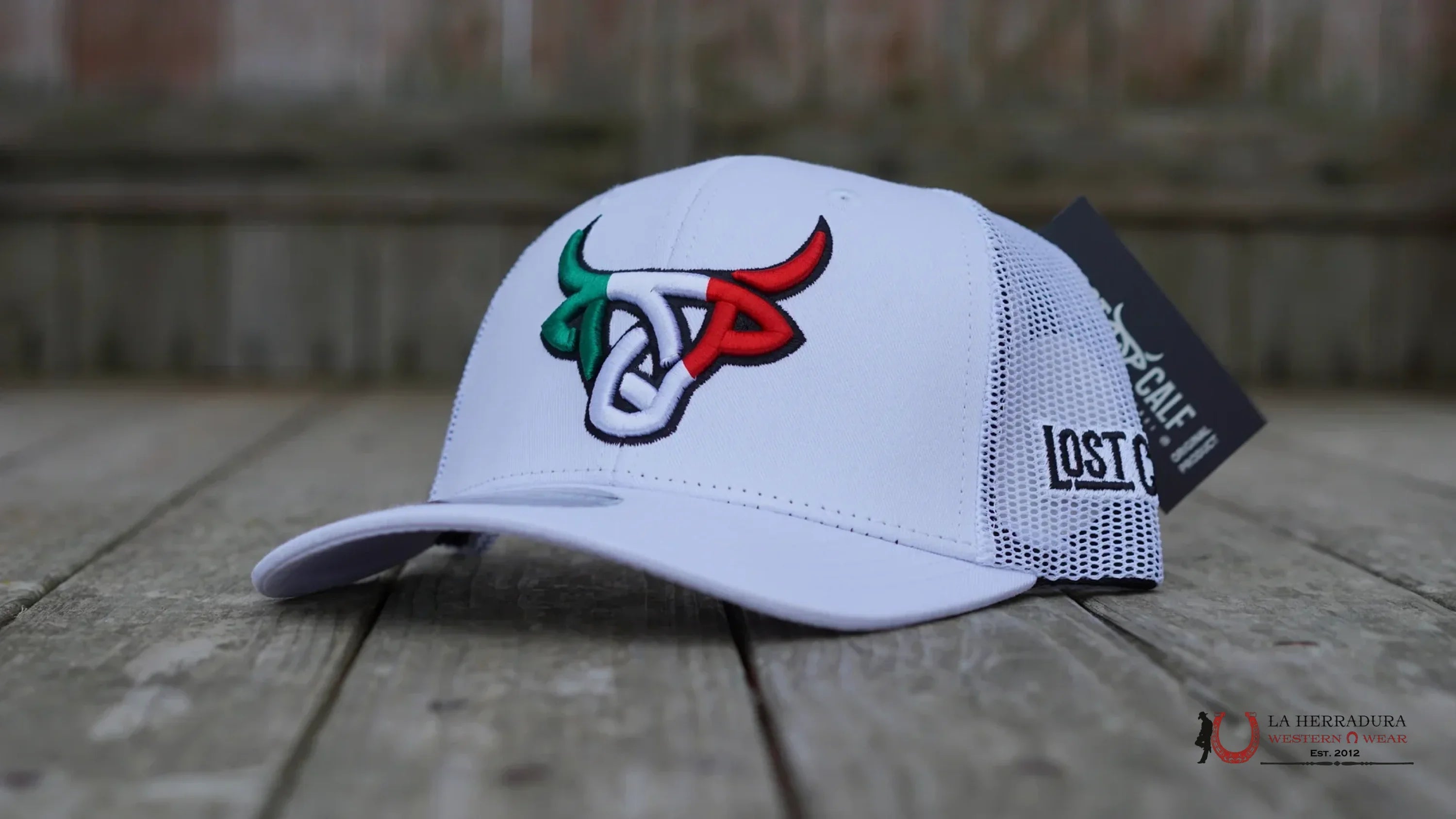 LOST CALF WHITE Style 6.16 MEXICO COLOR CAPS MENS GORRAS HOMBRES