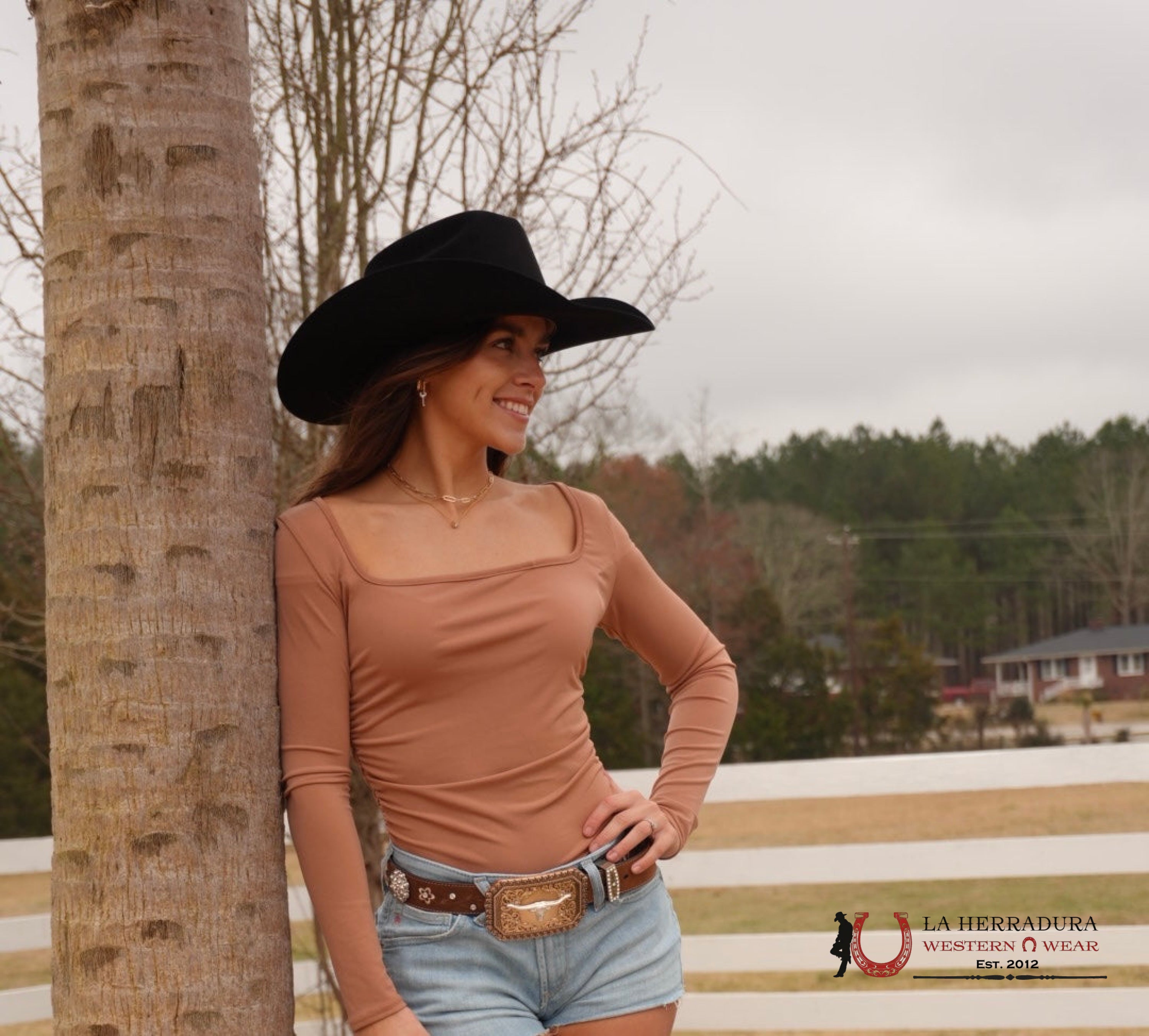 Lucky and Blessed Begie Long sleeve Shirt ROPA MUJERES