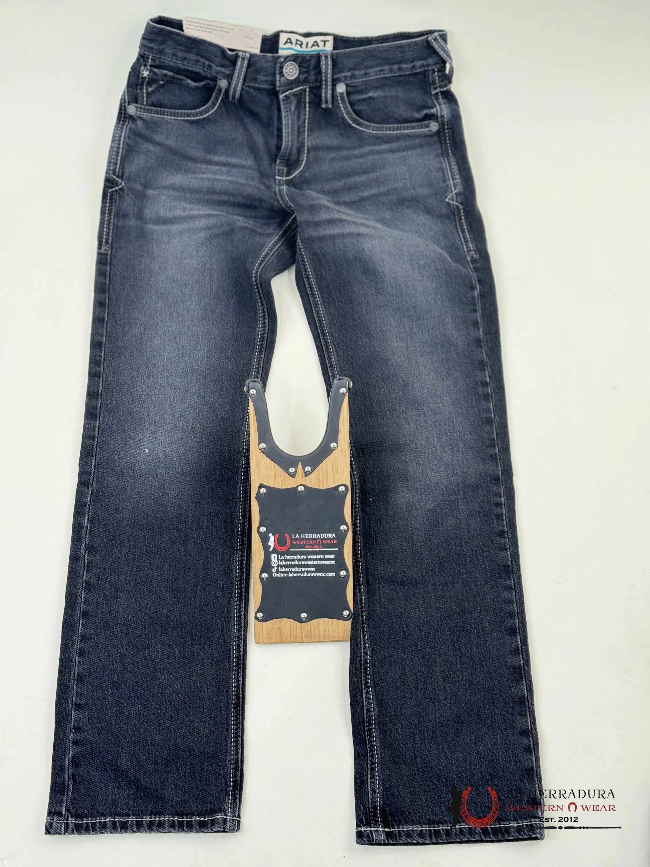 M7 Ebony Black Slim Straight Leg Jeans Ariat Jeans