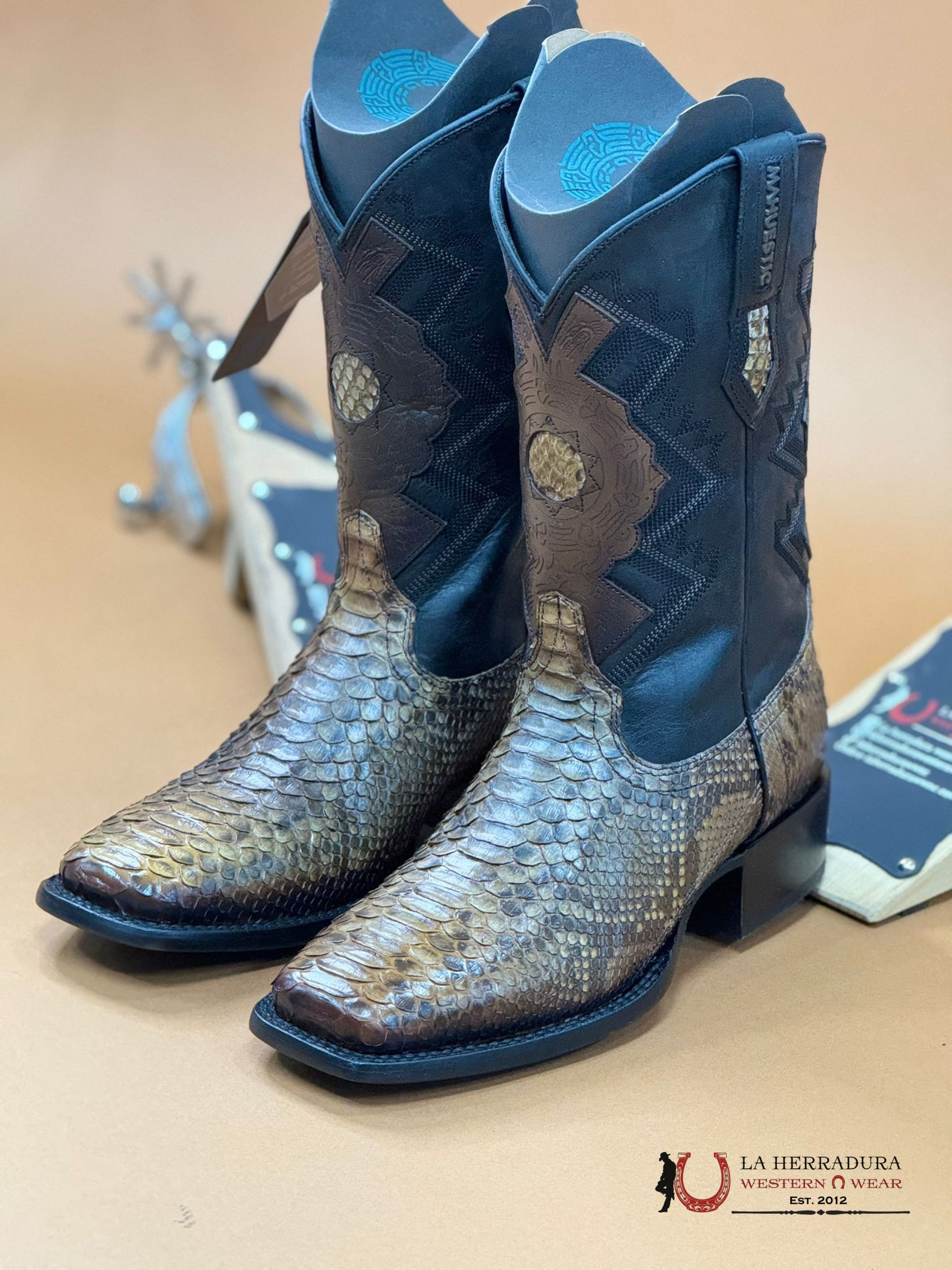 Mahuestic Python Arena Square Toe Wa0632 Botas Hombres