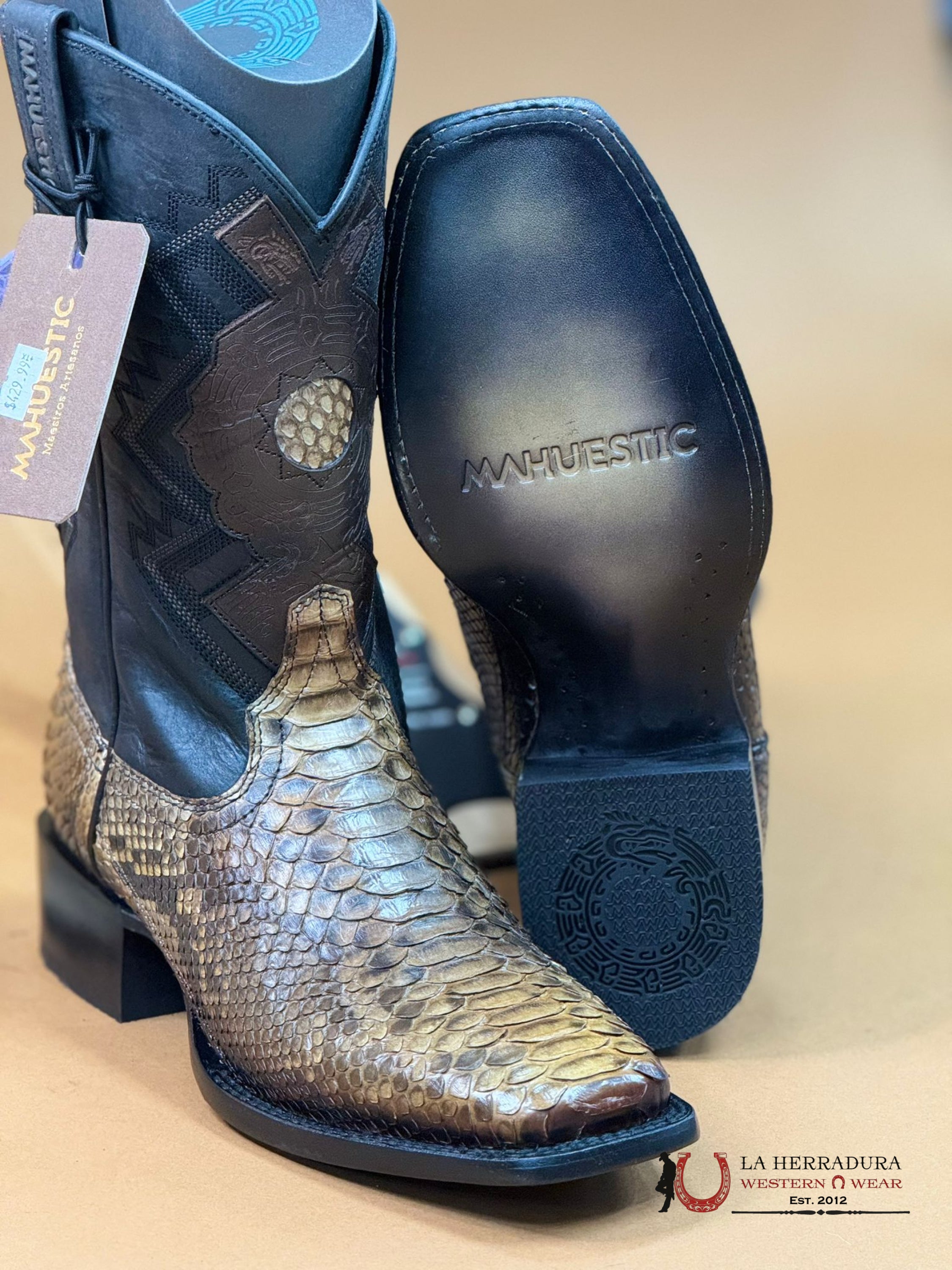 Mahuestic Python Arena Square Toe Wa0632 Botas Hombres