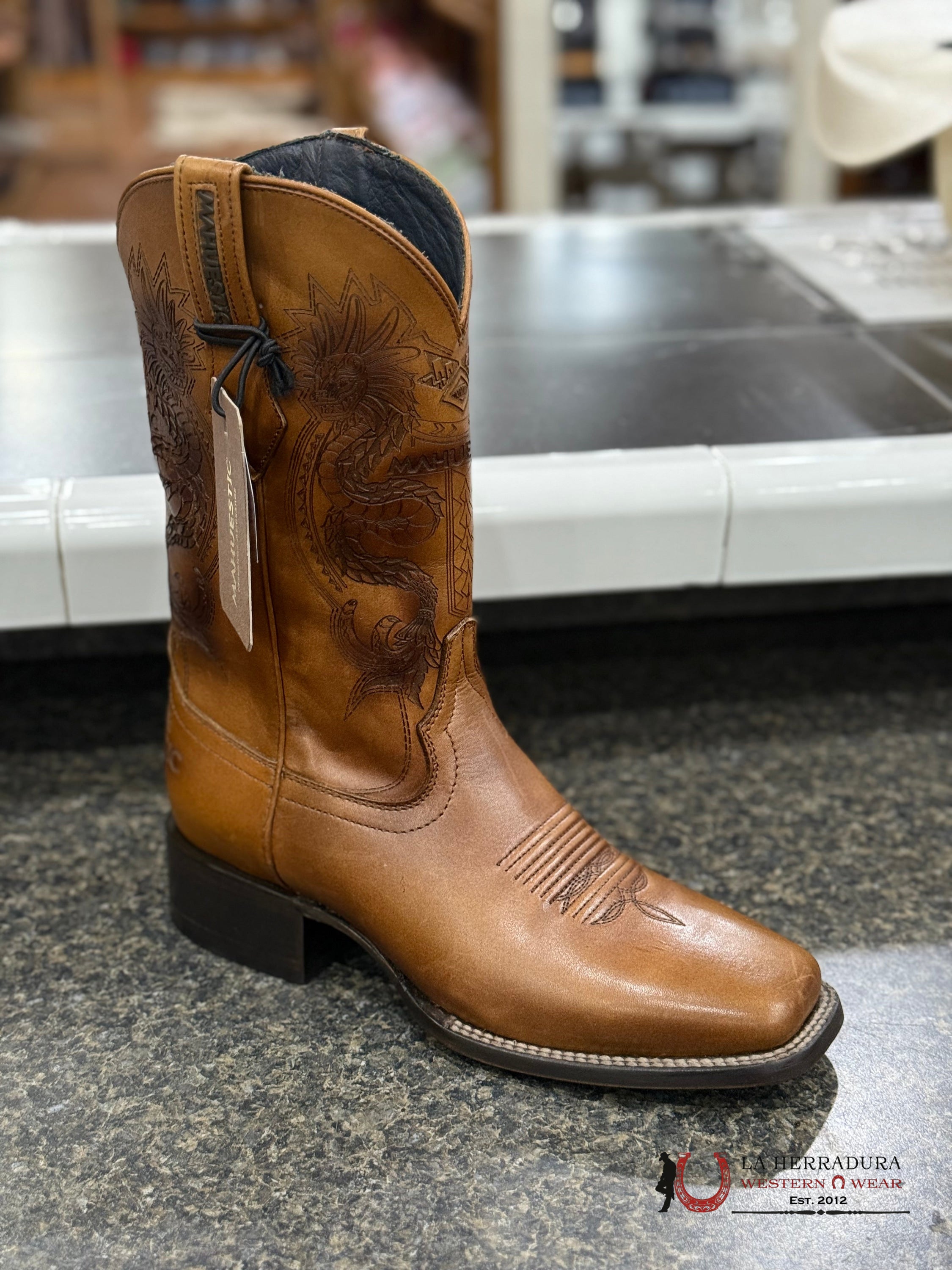 MAHUESTIC RES MIEL SQUARE TOE -WAA0135 BOTAS HOMBRES