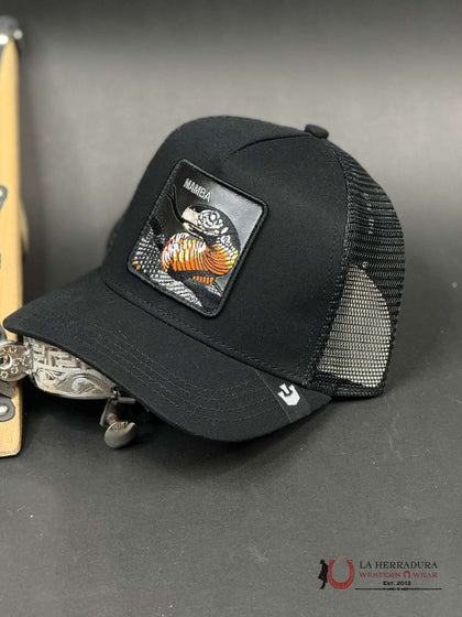 GORRA COMPLETAMENTE NEGRA MAMBA SNAKE