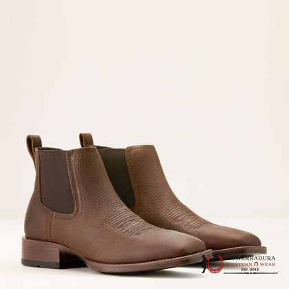 Men Ariat Booker Ultra Brown Oiled Rowdy 10053654