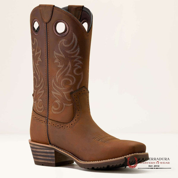 MEN ARIAT BOOT HYBRID ROUGHSTOCK SQUARE TOE 10064046
