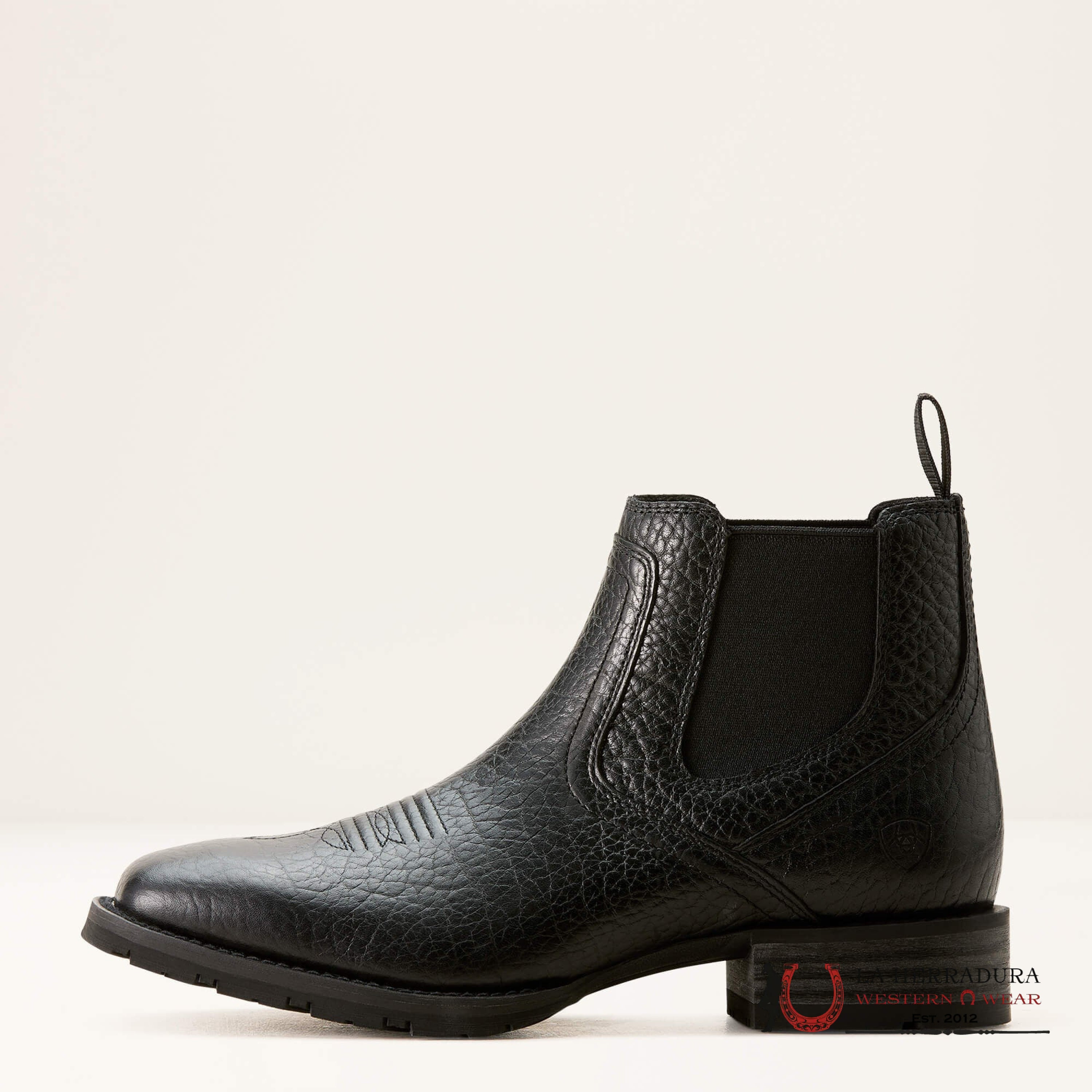 Men Ariat Hybrid Low Boy Black Adobe Botas Hombres