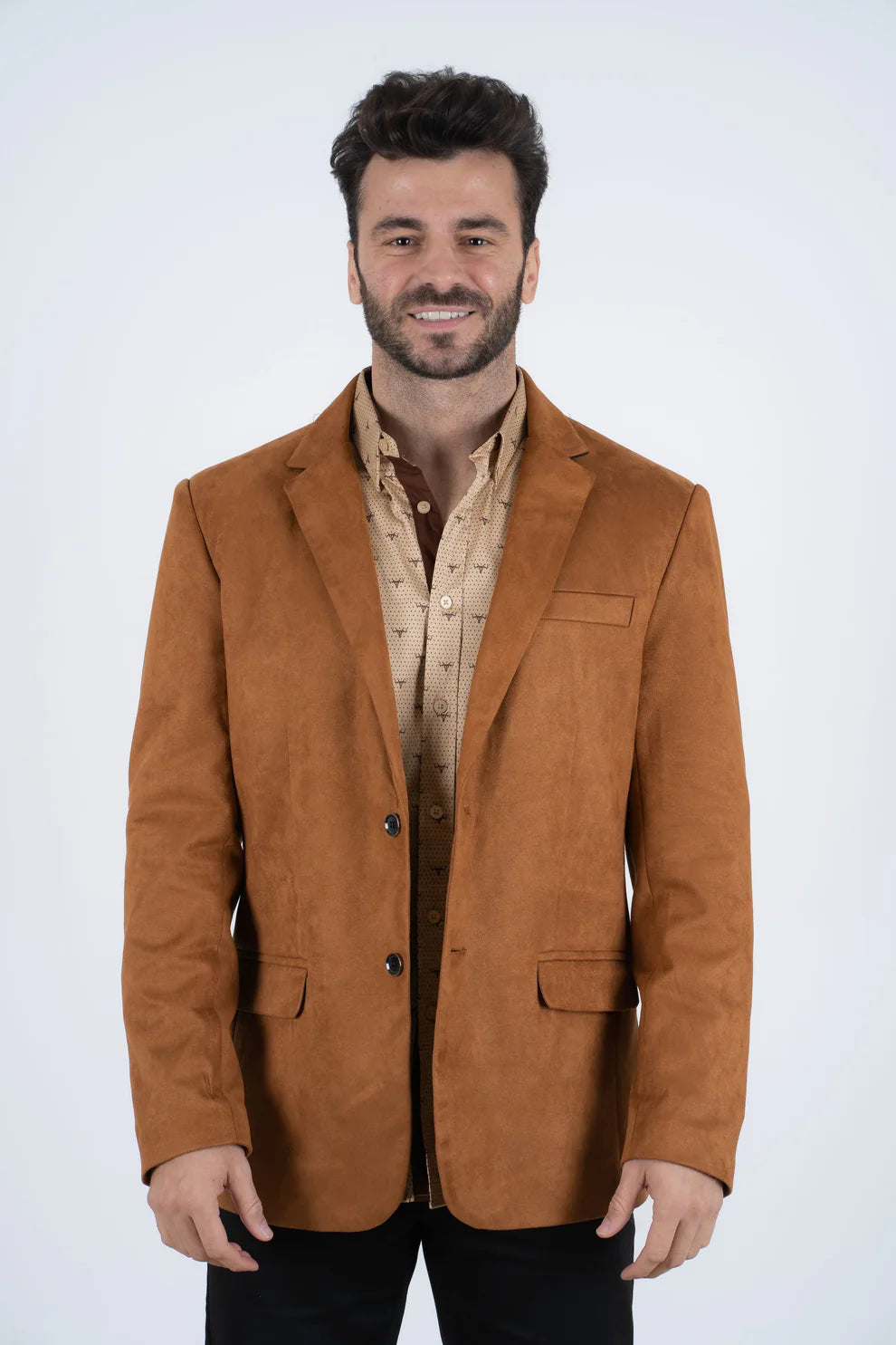 PLATINI CAMEL GAMUZA SUEDE BLAZER BLZ9227