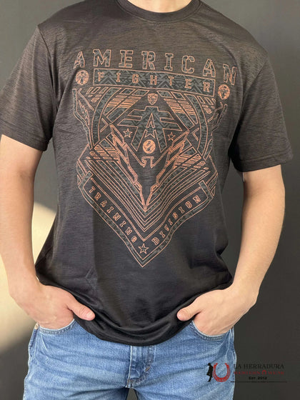MENS AMERICAN FIGHTER T-SHIRT- COPPERFIELD SS FM13692