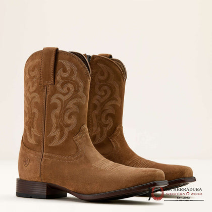 MENS ARIAT BODIE CHESTNUT SUEDE 10061150