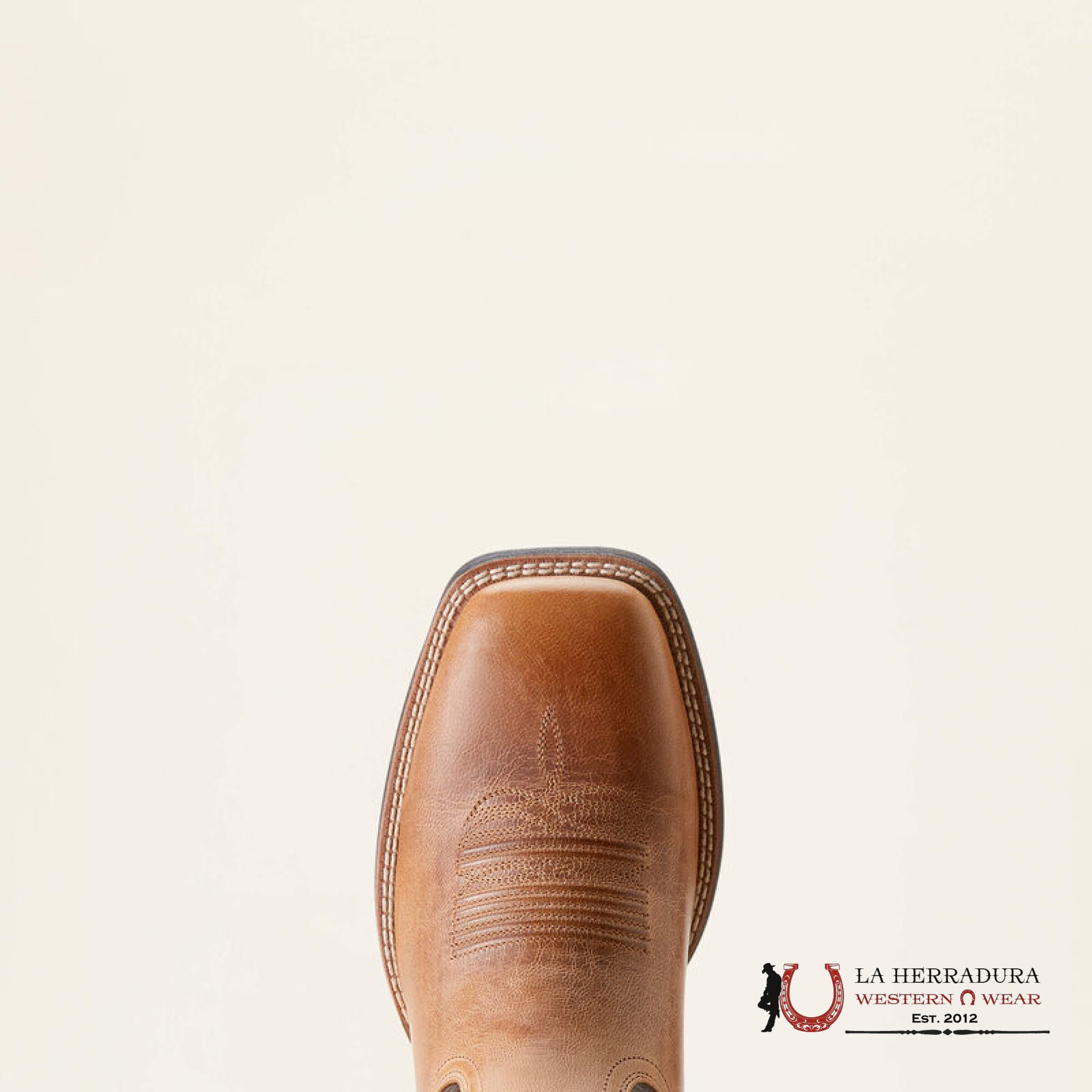 Mens Ariat Brush Creek Cowboy Boot Mesa Tan Under Brown 3579 Botas Hombres