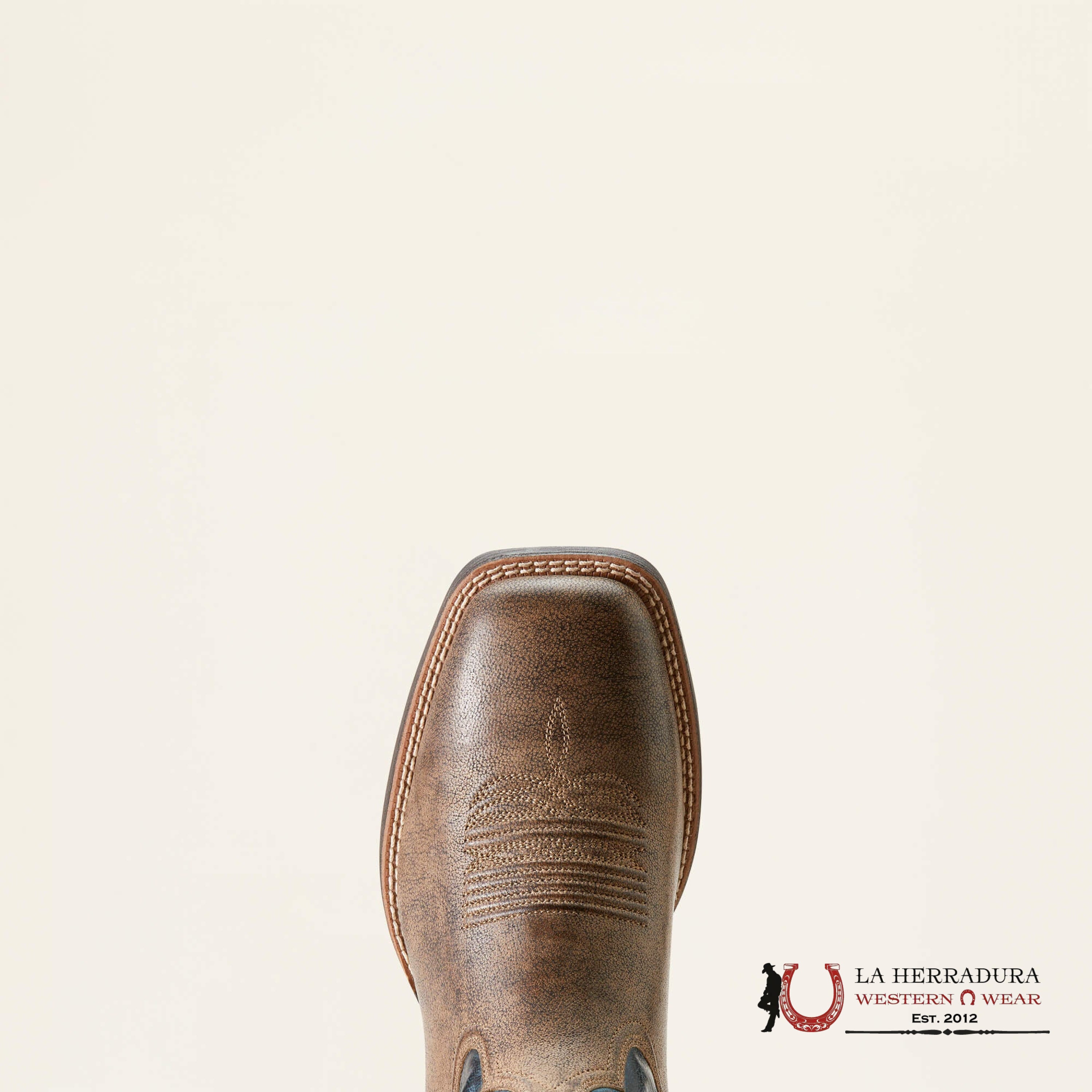 Mens Ariat Brush Creek Stone/Royal Navy Botas Hombres